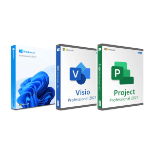 Windows 11 Pro + Visio 2021 Pro + Project 2021 Pro Bundle